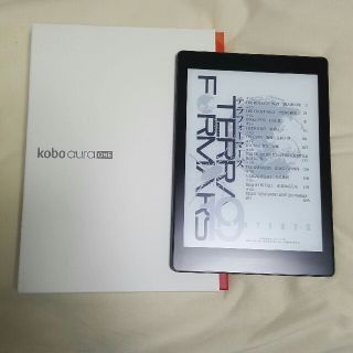 楽天kobo aura ONE 電子書籍リーダー〔保護フィルム貼り付け済み〕美品(電子ブックリーダー)