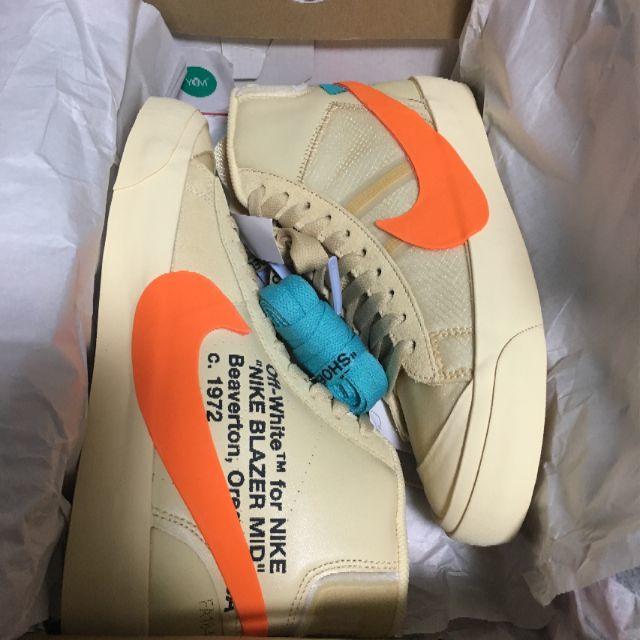 24.0㎝ OFF WHITE NIKE THE 10 BLAZER オフホワイ