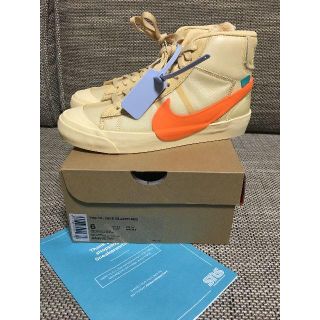 ナイキ(NIKE)の24.0㎝ OFF WHITE NIKE THE 10 BLAZER オフホワイ(スニーカー)