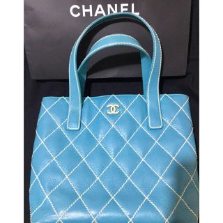 シャネル(CHANEL)のちゃーちゃん様専用CHANELワイルドステッチトートハンドバッグ(ハンドバッグ)