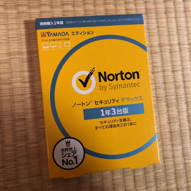 Norton(ノートン)のノートンセキュリティ2個セット スマホ/家電/カメラのPC/タブレット(PCパーツ)の商品写真