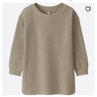 ユニクロ(UNIQLO)のユニクロワッフルクルーネックT 7分袖(Tシャツ(長袖/七分))