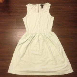 エイチアンドエム(H&M)のH&M♡ミントグリーンワンピ♡(ミニワンピース)