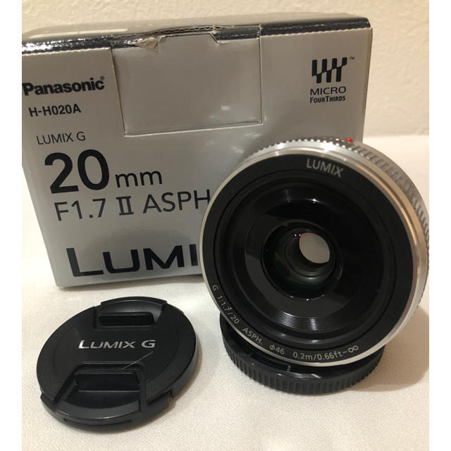 『1年保証』 Panasonic - 20mm/F1.7 G LUMIX 単焦点レンズ Panasonic レンズ(単焦点)