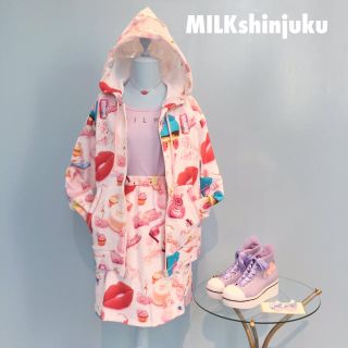 ミルク(MILK)の美品♡ milk Suzie's room パーカー & スカート 2点セット(セット/コーデ)