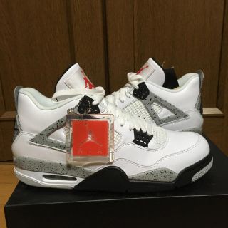 ナイキ(NIKE)の本日限定値下げ nike air jordan4 white cement(スニーカー)