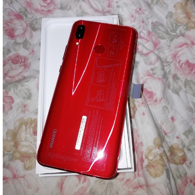 huawei nova3 red 新品未使用