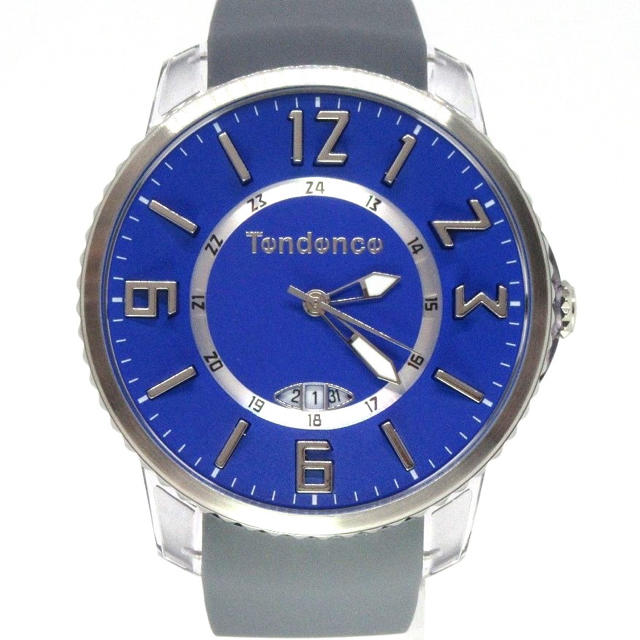 テンデンス TG131005 スリムポップ ブルー ユニセックス 腕時計