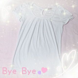 バイバイ(ByeBye)の♥Bye Bye♥リボン付*パフスリT♥(Tシャツ(半袖/袖なし))