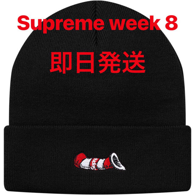 Supreme cat in the hat beanie
