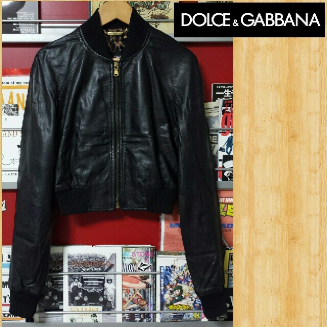 購入45万円 DOLCE&GABBANA ドルチェ&ガッバーナ レザージャケット