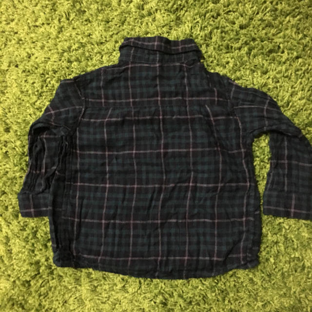 MUJI (無印良品)(ムジルシリョウヒン)の無印 シャツ 90  キッズ/ベビー/マタニティのキッズ服男の子用(90cm~)(ブラウス)の商品写真