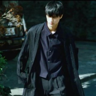 ヨウジヤマモト(Yohji Yamamoto)のURU 15ss ペイズリー柄 キュプラガウン(テーラードジャケット)