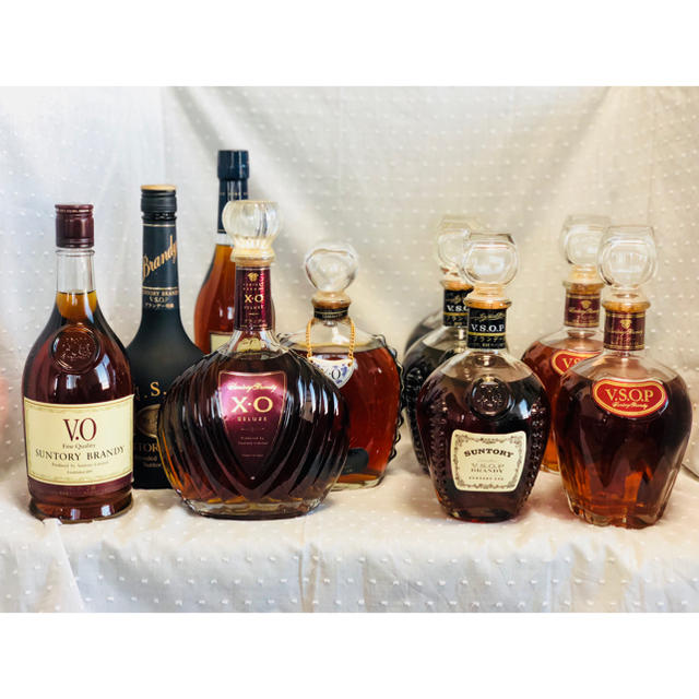 古酒・未開栓】サントリーブランデー 10本まとめ売り 古酒・未開栓】サントリーブランデー 10本まとめ売り
