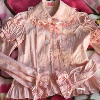 アンジェリックプリティー(Angelic Pretty)のAngelic Pretty ピンクブラウス(シャツ/ブラウス(長袖/七分))