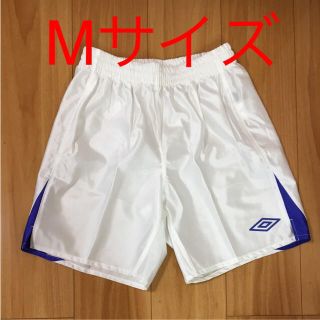 アンブロ(UMBRO)のM アンブロ ゲームパンツ ホワイトブルー(ウェア)