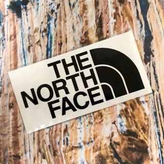 ザノースフェイス(THE NORTH FACE)のノースフェイス 定番 黒字 ステッカー シール 正規品(その他)