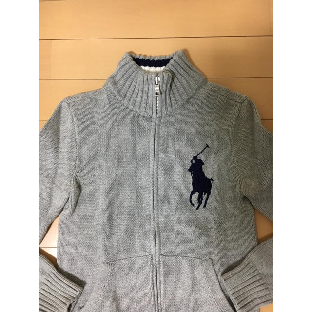 POLO RALPH LAUREN(ポロラルフローレン)の★ポロラルフローレン ニットジップカーディガン 140★ キッズ/ベビー/マタニティのキッズ服男の子用(90cm~)(カーディガン)の商品写真