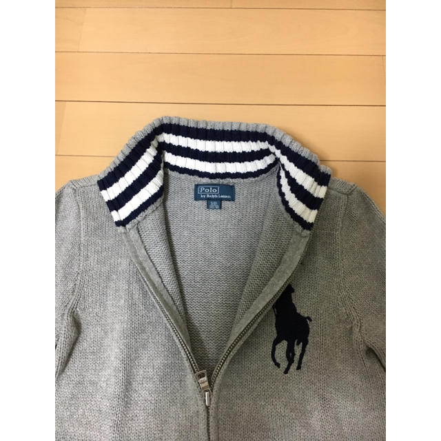 POLO RALPH LAUREN(ポロラルフローレン)の★ポロラルフローレン ニットジップカーディガン 140★ キッズ/ベビー/マタニティのキッズ服男の子用(90cm~)(カーディガン)の商品写真