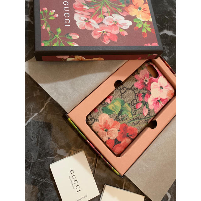 Gucci - GUCCI ブルーム 花柄 iPhone7カバー♡の通販 by ♡♡♡｜グッチならラクマ