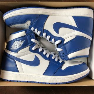 ナイキ(NIKE)のjordan 1 ストームブルー ジョーダン(スニーカー)