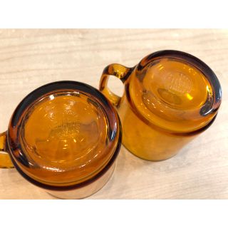 デュラレックス(DURALEX)のべっ甲風マグカップ2個セット MADE IN DURALEX (グラス/カップ)