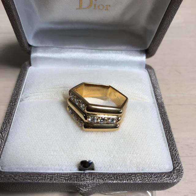 Christian Dior(クリスチャンディオール)の超美品Ｄiorヘキサゴンリング☆ レディースのアクセサリー(リング(指輪))の商品写真