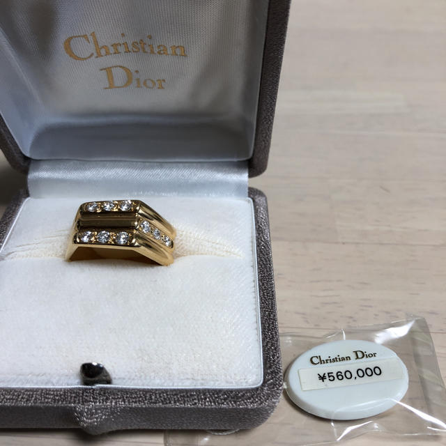 Christian Dior(クリスチャンディオール)の超美品Ｄiorヘキサゴンリング☆ レディースのアクセサリー(リング(指輪))の商品写真