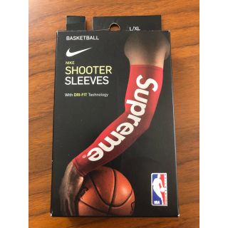 シュプリーム(Supreme)のsupreme nike nba shooting sleeve 赤 両腕(その他)