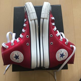 コンバース(CONVERSE)のconverse ハイカット赤(スニーカー)