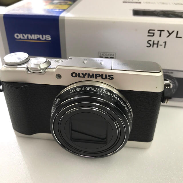 【送料無料キャンペーン?】 OLYMPUS - 【ドシ様】オリンパス デジタルカメラ SH-1 シルバー コンパクトデジタルカメラ