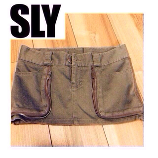 スライ(SLY)のミリタリースカート(ミニスカート)