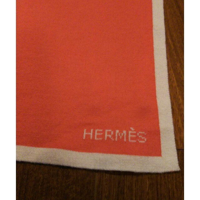 Hermes(エルメス)の最終値下げ💴⤵￥25000→￥18000【エルメス】コットンブランケット キッズ/ベビー/マタニティのこども用ファッション小物(おくるみ/ブランケット)の商品写真