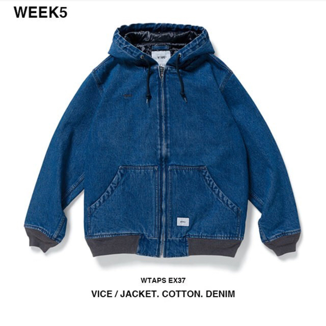 WTAPS VICE DENIM JACKET INDIGO S 1 WTVUA