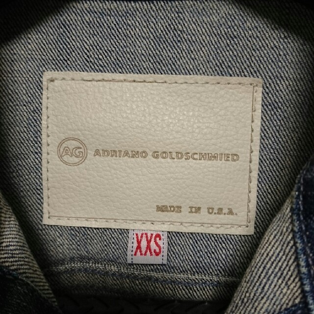 AG(エージー)の定価35,000円 高級 AG ダメージ加工デニムジャケット メンズのジャケット/アウター(Gジャン/デニムジャケット)の商品写真