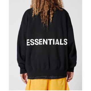 フィアオブゴッド(FEAR OF GOD)のfear of god essentials スウェット 黒(スウェット)