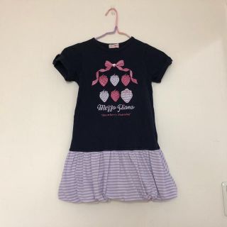 メゾピアノ(mezzo piano)のNo.361 メゾピアノ ロングTシャツ 130(Tシャツ/カットソー)