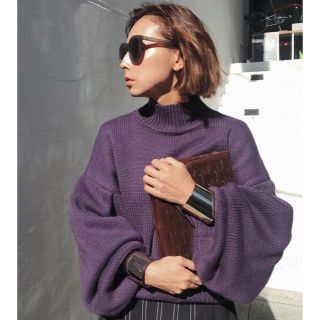 アメリヴィンテージ(Ameri VINTAGE)のAmeri VINTAGE BALLOON SLEEVE KNIT TOP(ニット/セーター)