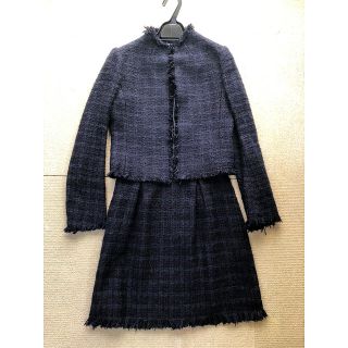 ランバンオンブルー(LANVIN en Bleu)のランバンオンブルー ☆ツイードスーツ(スーツ)