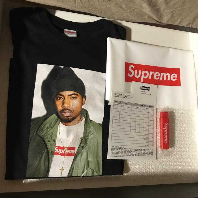 Supreme Nas Tee Black Mサイズ