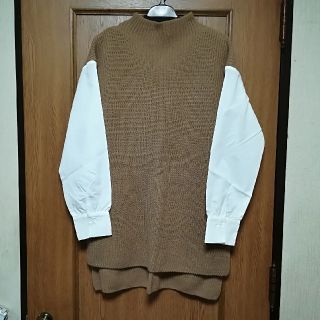 ショコラフィネローブ(chocol raffine robe)のchocol raffine robe
袖シャツ畦ニットチュニック

(ニット/セーター)