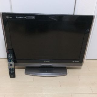 シャープ(SHARP)の26型テレビ  ブルーレイ内蔵(テレビ)