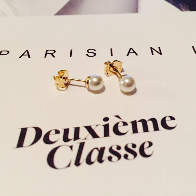 DEUXIEME CLASSE(ドゥーズィエムクラス)の★新品 DEUXIEME CLASSE ドゥーズィエムクラス 一粒パールピアス レディースのアクセサリー(ピアス)の商品写真