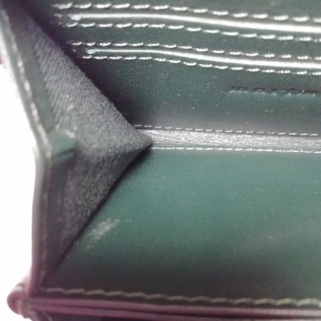 marimekko(マリメッコ)の【もりさま専用】マリメッコ marimekko レザー 革財布 グリーン レディースのファッション小物(財布)の商品写真