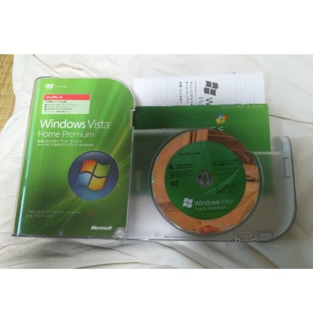 Microsoft(マイクロソフト)のWindows Vista Home Premium アップグレード32bit版 スマホ/家電/カメラのPC/タブレット(PC周辺機器)の商品写真