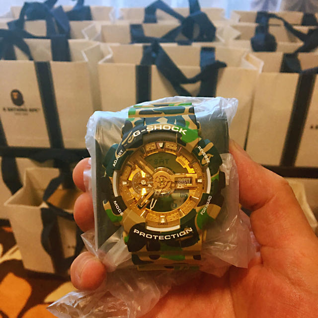 【新品】A BATHING APE® X G-SHOCK GA-110