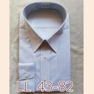 イオン(AEON)の【1/7迄期間限定値下】ワイシャツ メンズ 長袖 LL (首周43-裄丈82)(シャツ)