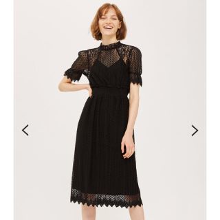 トップショップ(TOPSHOP)のTOPSHOP ブラックドレス❤️(ロングドレス)