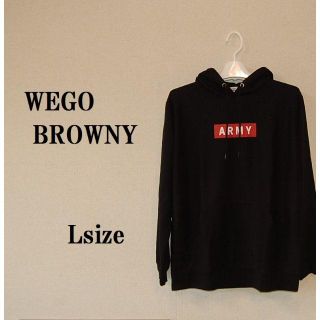 ウィゴー(WEGO)の【新品】WEGO BROWNY プリントプルパーカー ARMY(パーカー)