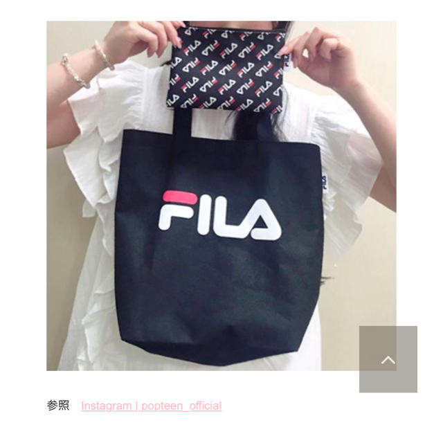 FILA(フィラ)のFILAロゴトート＆総ロゴポーチ レディースのバッグ(トートバッグ)の商品写真